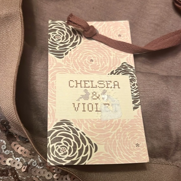 NWT CHELSEA & VIOLET ICE PRINCESS Elegant Sequin Embellished MINI Skirt LARGE - Picture 4 of 9